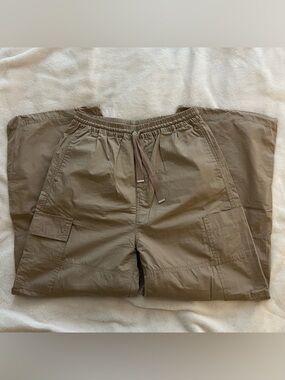 Inwear Copenhagen Parachute Wide Leg Cargo Pants - jogger ankle feature